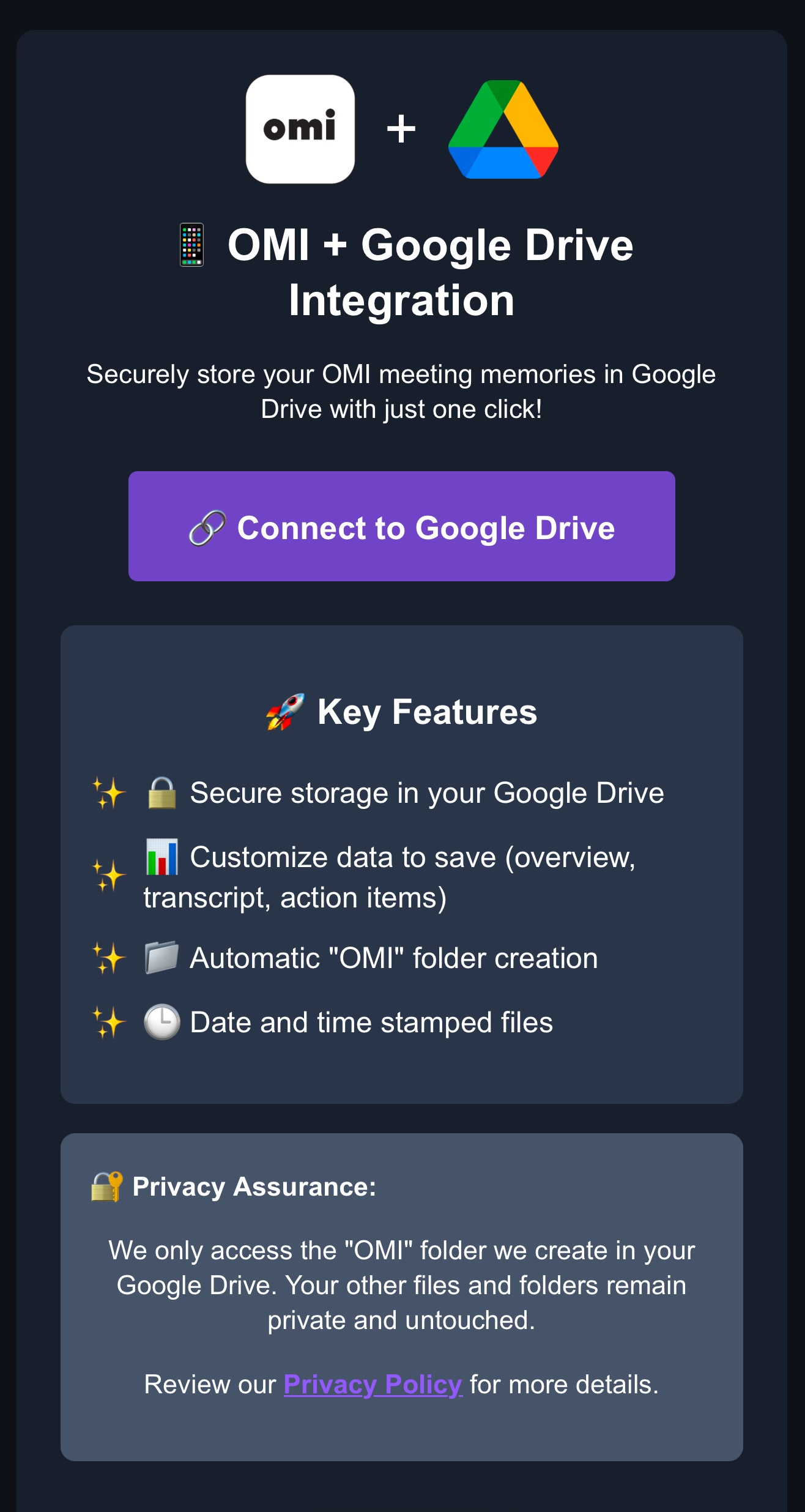 Configuration Step 1